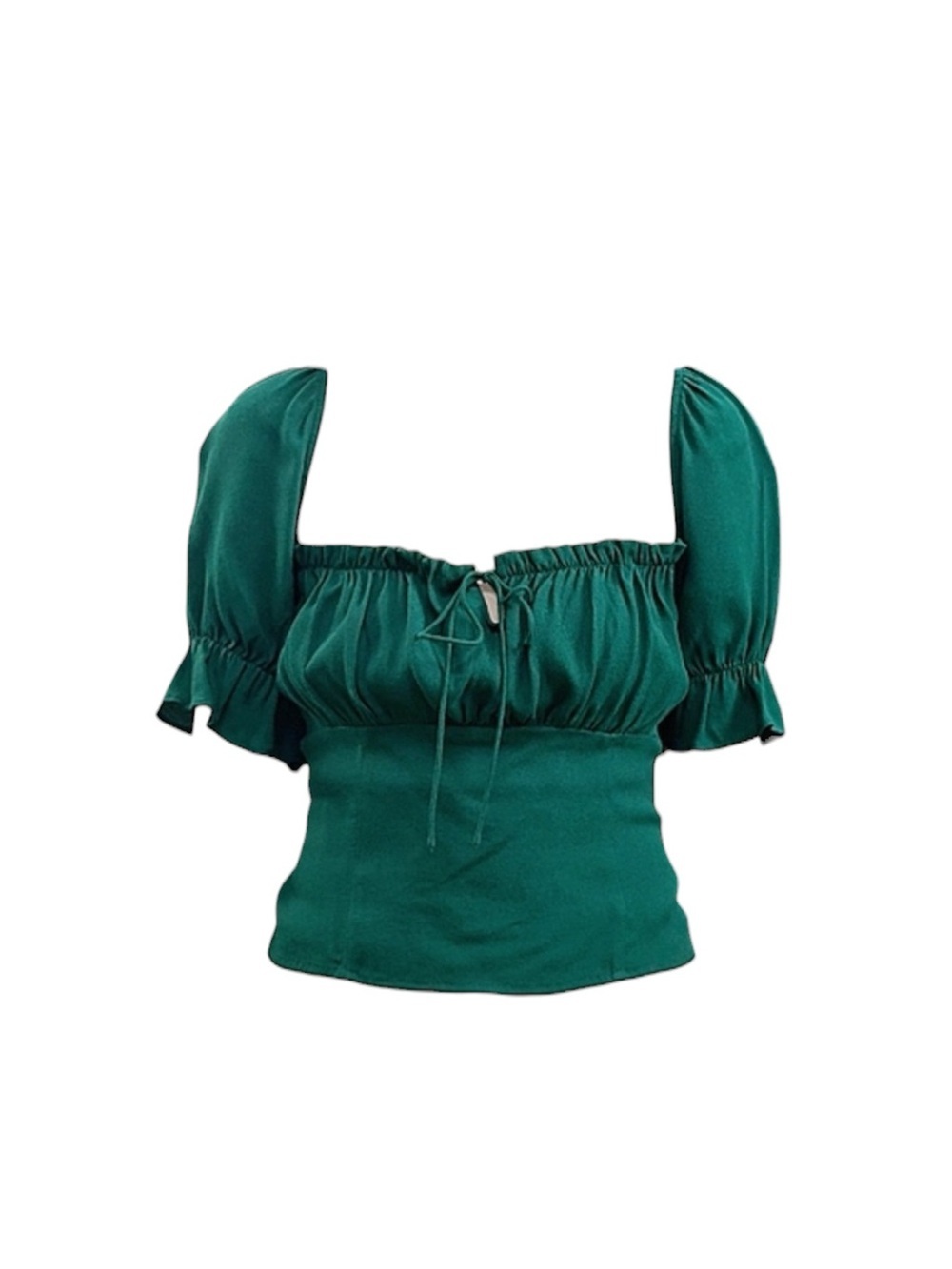 Reformation Emerald Green Top Size 4